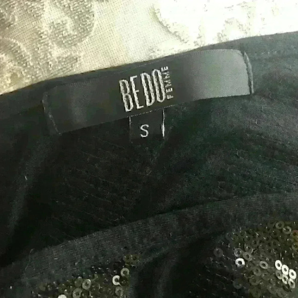 BEDO Dress One  Shoulder Sequin Mini Cocktail - Picture 6 of 10